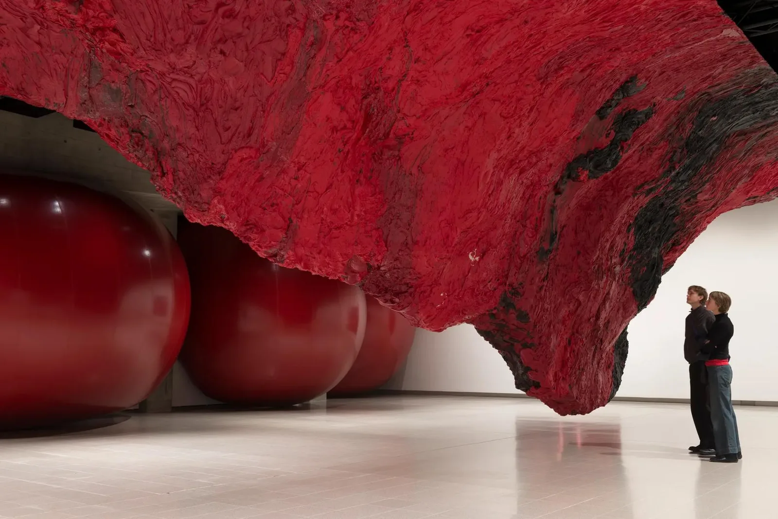 Anish Kapoor installation at the Hayward Gallery, photographed by Dave Morgan