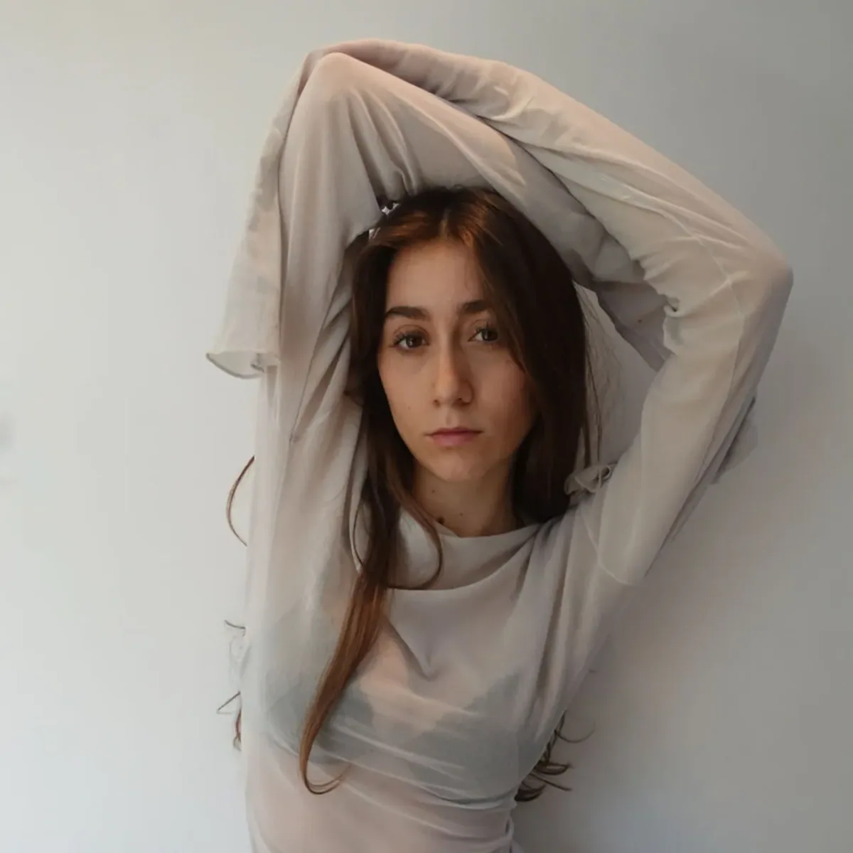 STARR pictured for her electronic folk-pop release show at Coldharbour Blue Cinema