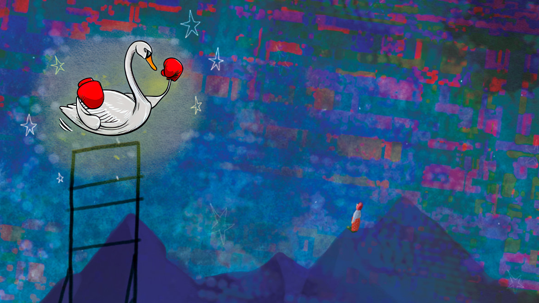 Punching Swans, Embrace The Dark, Arrows Of Time at The Hope and Anchor, London - live music event artwork